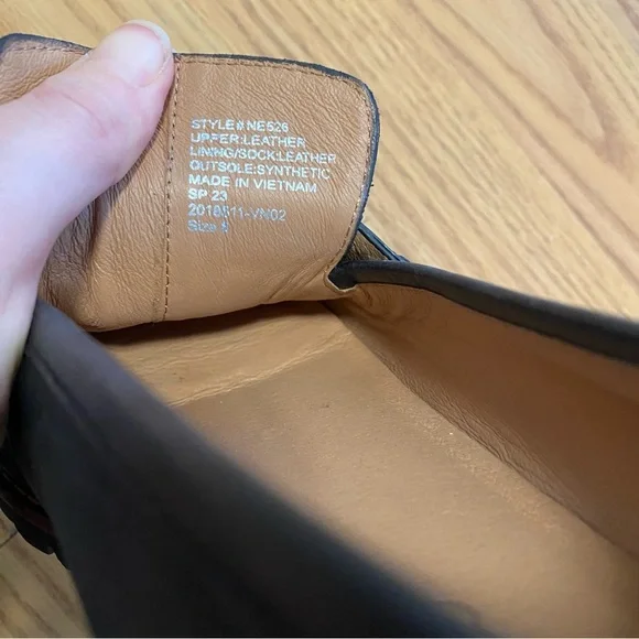 Madewell Corinne Lugsole Leather Loafers size 8 - Picture 5 of 6